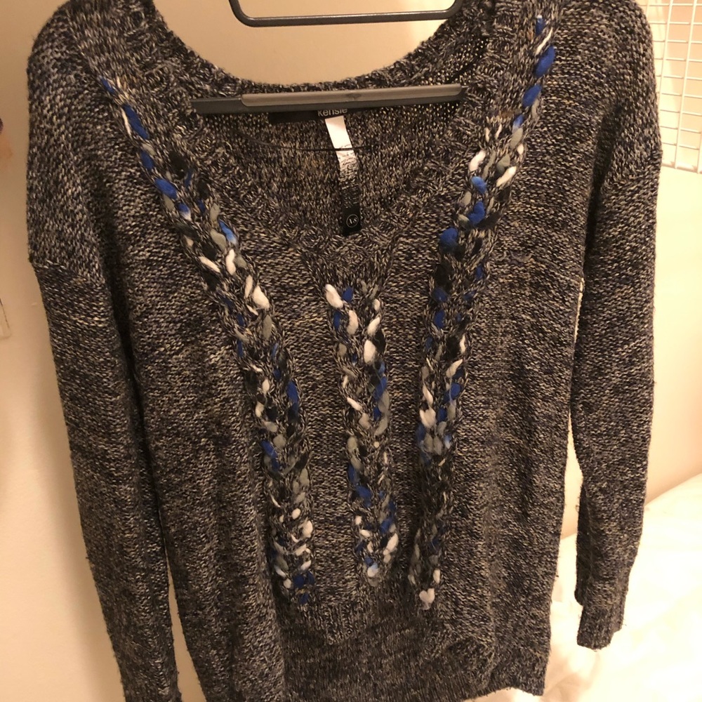 Kenzie Plush Cable Knit Sweater
